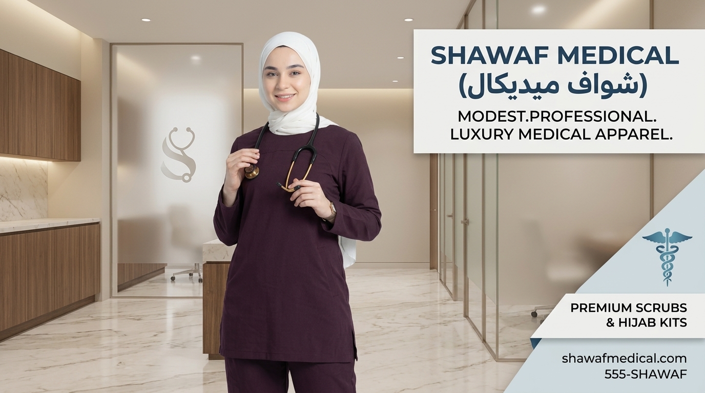 Shawaf Medical - تشكيلة السكراب المحتشم وأطقم الحجاب